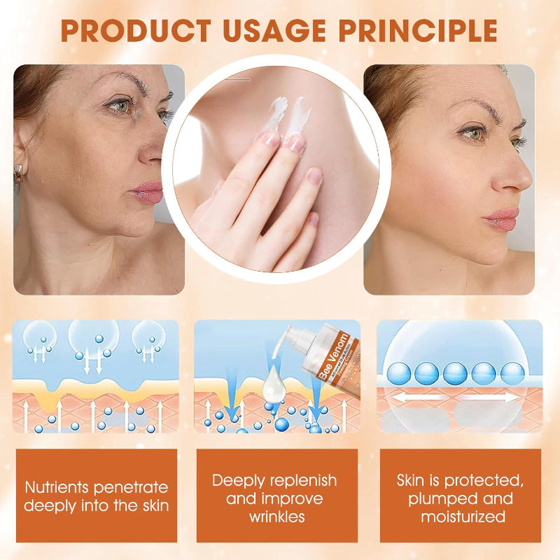 hadaclub ApisDerm Advanced Multi-Action Firming Cream,Bee Venom Wrinkle Removal Cream,Bee Venom Firming Serum Stick,for All Skin