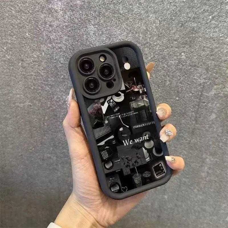 Customized TPU Phone Case for iPhone X/XS/11/12/13/14/15/16/17 Pro Scratch Resistant Full Camera Protection Splicing A53 TCL