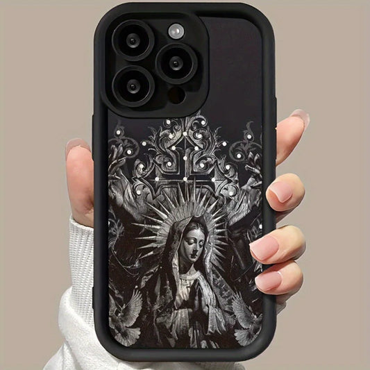 Statue of Liberty Soft TPU Silicone Phone Case, for iPhone 17/16/15... Waterproof and Shock-absorbing Phone Protective case