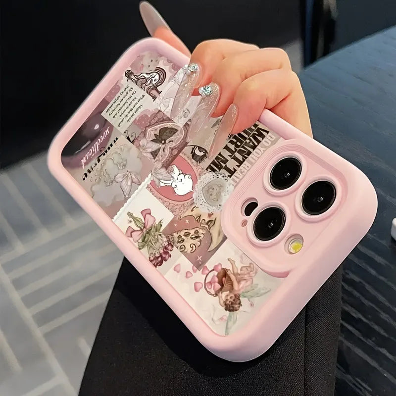 Gods Grace Is Greater Than Fear Pink iPhone Case 17/XS/11/12/13/14/15/16 Pro - Scratch Resistant, Full Camera Protection - Girls