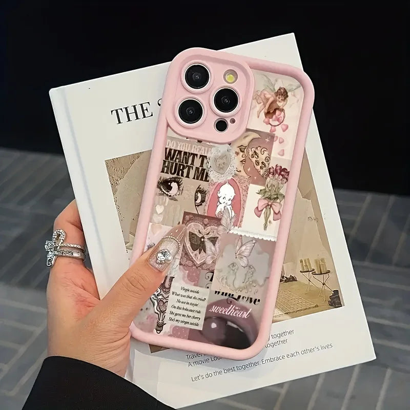 Gods Grace Is Greater Than Fear Pink iPhone Case 17/XS/11/12/13/14/15/16 Pro - Scratch Resistant, Full Camera Protection - Girls