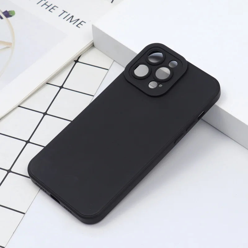 Customized TPU Phone Case for iPhone X/XS/11/12/13/14/15/16/17 Pro Scratch Resistant Full Camera Protection Splicing A53 TCL