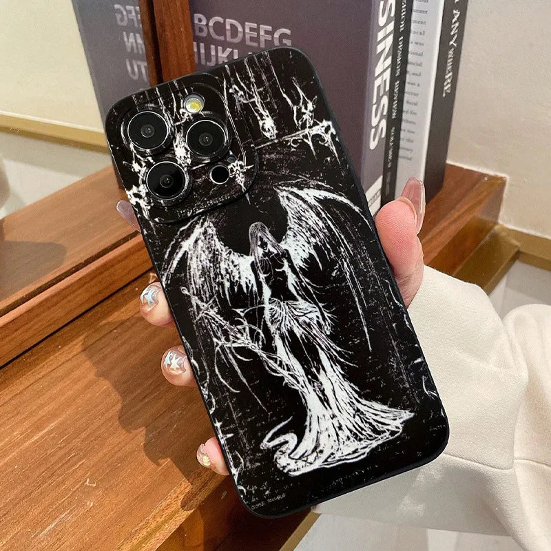 Statue of Liberty Soft TPU Silicone Phone Case, for iPhone 17/16/15... Waterproof and Shock-absorbing Phone Protective case