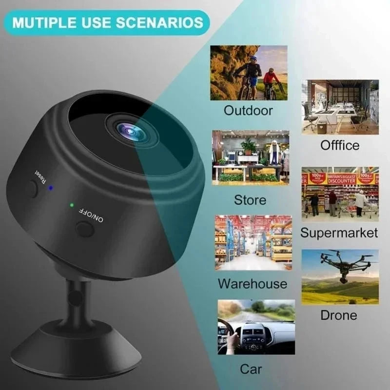 A9 Wifi Mini Camera 1080P Security MonitoringWireless Remote Night Vision Video SurveillanceSmart Home Mini DV Cam HD Camera