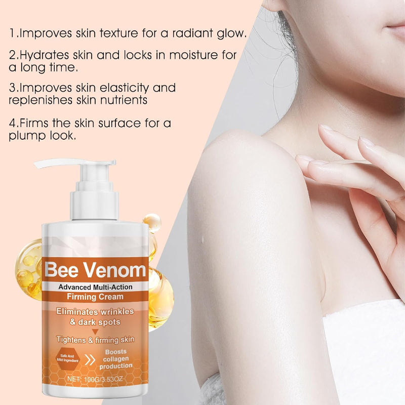 hadaclub ApisDerm Advanced Multi-Action Firming Cream,Bee Venom Wrinkle Removal Cream,Bee Venom Firming Serum Stick,for All Skin